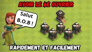 Miniature : COMMENT DÉBLOQUER RAPIDEMENT et FACILEMENT le 6ème OUVRIER sur CLASH OF CLANS ?