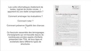 Miniature : Les trouble de l'apprentissage a l'ecole et au collège