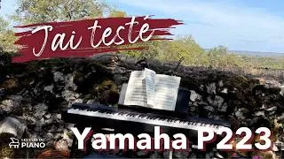 Miniature : Le clavier Yamaha P-223 (P-225) : mon avis en plein air d'un piano numérique portable