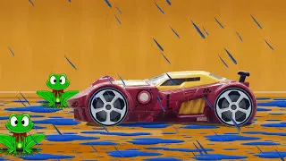 Miniature : Iron Man Majorette l'atelier de Noël 🛠 🚗 Les Comptines de Gabriel
