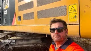 Miniature : Conducteur de gros engins, concassage mobile en carrière sur une  pelle Caterpillar