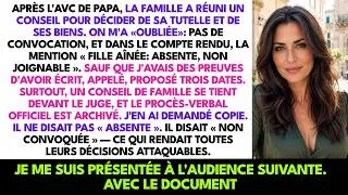 Miniature : On m'a écartée du conseil de famille en me disant absente — le procès-verbal disait le contraire