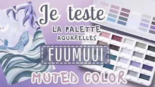 Miniature : Je teste la palette Aquarelles Fuumii, Muted color 💜