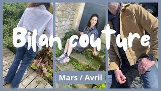 Miniature : Bilan couture Mars & Avril ✨ 8 cousettes femme, 1 cousette homme &  de belles découvertes