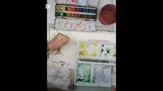 Miniature : Comment rendre l aquarelle plus vibrante,  plus contractante.