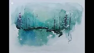 Miniature : Comment éviter que le papier aquarelle gondole