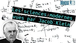 Miniature : Les sciences modernes vues par Jacob Klein - Introduction (Laurent Bibard)