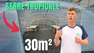 Miniature : Je construis une serre tropicale de 30m² dans ma serre de 850m² 🌿 (Projet fou !)