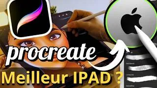 Miniature : Voici le Meilleur IPAD pour débuter PROCREATE en 2026
