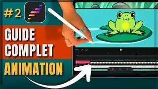 Miniature : Apprendre à animer sur iPad : Tuto Procreate Dreams 2 #2 (Première Animation)