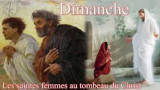 Miniature : La semaine Sainte - Les saintes femmes au tombeau du Christ