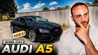 Miniature : 6600 euros pour une AUDI A5 3.0 TDI ! (J'ai pas assumé l'accélération)