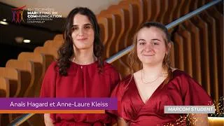 Miniature : 2025 - 16es Trophées MarCom "Student" - Anaïs Hagard et Anne-Laure Kleiss