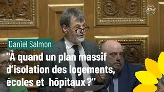Miniature : Daniel Salmon : "À quand un plan massif d’isolation des logements, écoles et  hôpitaux ?"