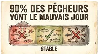 Miniature : Pourquoi les poissons ne mordent-ils pas ? 90 % des pêcheurs ignorent ceci sur la météo