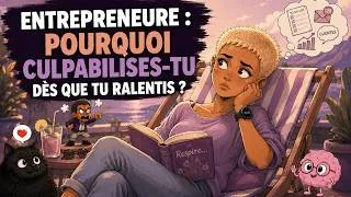 Miniature : 🧠Entrepreneure  Pourquoi culpabilises tu dès que tu ralentis ⚠️