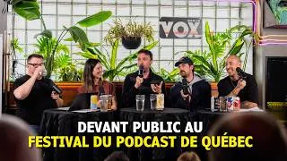 Miniature : Devant public au Festival du podcast de Québec