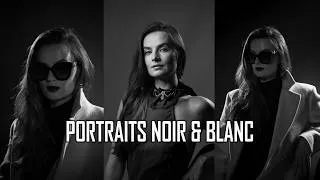 Miniature : Portraits studio noir & blanc : l'éclairage studio qui transforme tout
