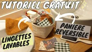 Miniature : Le Panier et les Lingettes : Tuto Couture