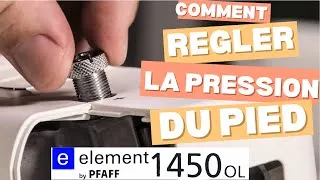 Miniature : Comment régler le pied presseur de la surjeteuse LIDL 1450 OL