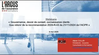 Miniature : Gouvernance, devoir de conseil, connaissance clients : recommandation 2024-R-03 du 21/11/24 (ACPR)