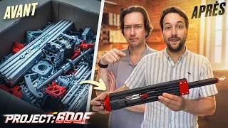 Miniature : 2000€ d'économie sur le Simulateur 6DOF (Vérin 3D print)