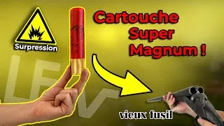 Miniature : Tirer des cartouches SUPER MAGNUM dans un vieux fusil de chasse !