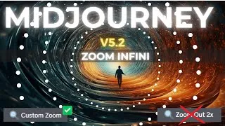 Miniature : Tuto Midjourney Vidéo : Effet Hallucinant ➜ Zoom Infini X 7000