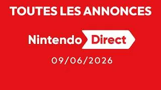 Miniature : TOUTES LES ANNONCES DU NINTENDO DIRECT (9/06/2026) avec DidiKaria