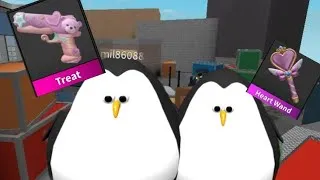 Miniature : ON JOUE À MM2 AVEC DES SKINS DE PINGUIN !! (roblox)