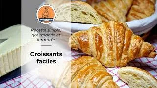 Miniature : Les meilleures croissants maison version facile ! (Recette facile à faire)