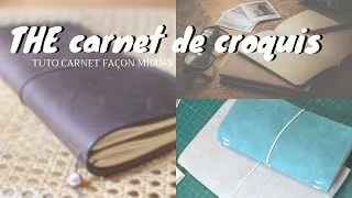 Miniature : Le MEILLEUR carnet de croquis ? - Tuto DIY Carnet Midori
