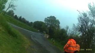 Miniature : crash E Brunson rallye de la suisse normande ES8 JML 2017