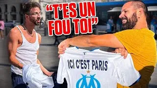 Miniature : Offrir un maillot de l'OM "Ici c'est Paris" à Marseille - Prank - Les Inachevés