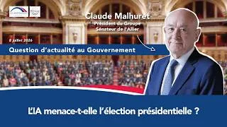 Miniature : Claude Malhuret - QAG - L'IA menace-t-elle l’élection présidentielle ?