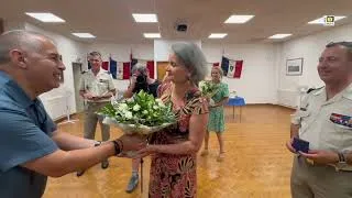 Miniature : Guer. Le départ des commandants de l'Académie militaire