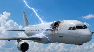 Miniature : Quand la foudre frappe un avion… que se passe-t-il vraiment ?⚡✈️