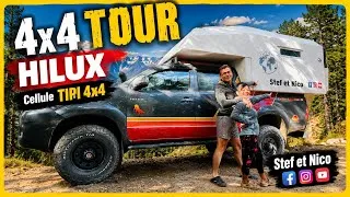 Miniature : #128 / 4x4 TOUR HILUX avec celulle TIPI pour vivre en autonomie. #overlanding