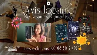 Miniature : Nouveautés Romantasy, les pépites de la maison d’édition KORRIGAN ! 🌟💖