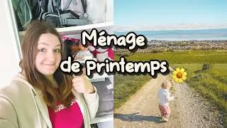 Miniature : VLOG | On fait le ménage de printemps 🌼 tri, organisation + sortie au soleil ☀️