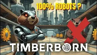 Miniature : Une ville que de robots sur Timberborn… possible ?