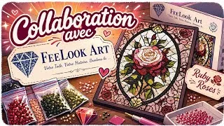 Miniature : COLLABORATION AVEC FEELOOK ART  RUBY ROSES 🌹 