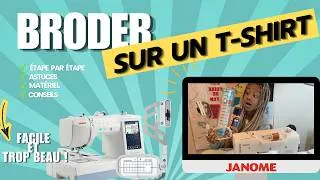Miniature : ✨Live spéciale broderie sur un t-shirt avec la Memory Craft 1000 ✨
