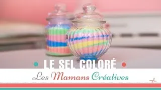 Miniature : DIY / TUTO ENFANT : Activité enfant Le sel coloré