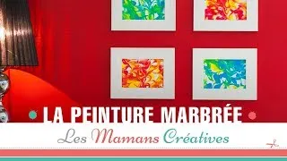 Miniature : DIY / TUTO DÉCO : La peinture marbrée
