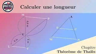 Miniature : Théorème de Thalès calculer une longueur