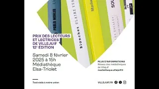 Miniature : Rencontre des auteurs du 12e Prix des Lectrices et des Lecteurs de Villejuif 2025