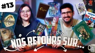 Miniature : NOS RETOURS SUR  ... DRUIDS OF EDORA, SALAMANDRA, SPACE LAB, INSURRECTION, SALEM, PILI PILI #bgg