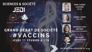 Miniature : Debat #SciencesEtSociete #Vaccins avec Prof. K.Lacombe, A.Joeres et N.Colin-Oesterlé