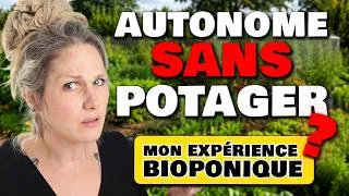 Miniature : Vers une autosuffisance sans potager ? Mon expérience en bioponie (avec ⁨@LesSourciers⁩🌱)